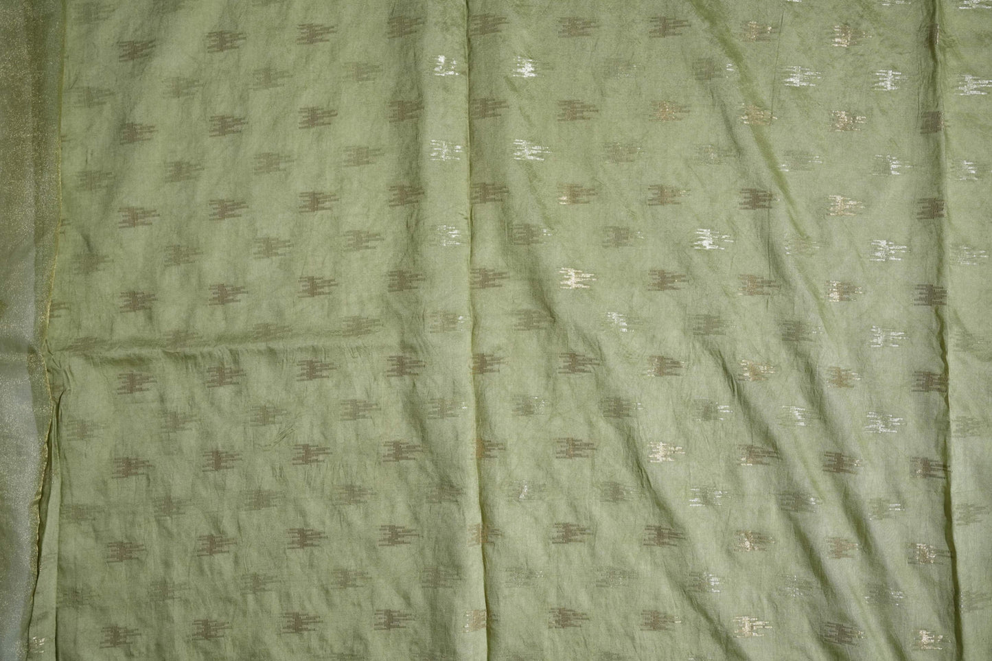 Gold Embroidery Tissue Saree