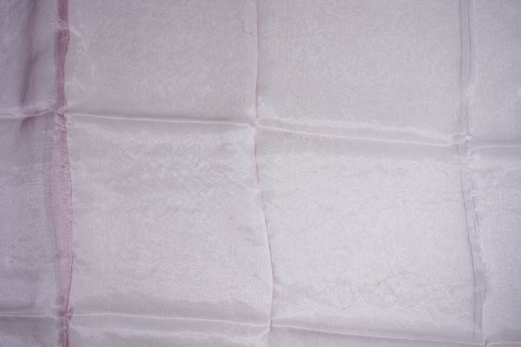 Pink Embroidery Tissue Saree