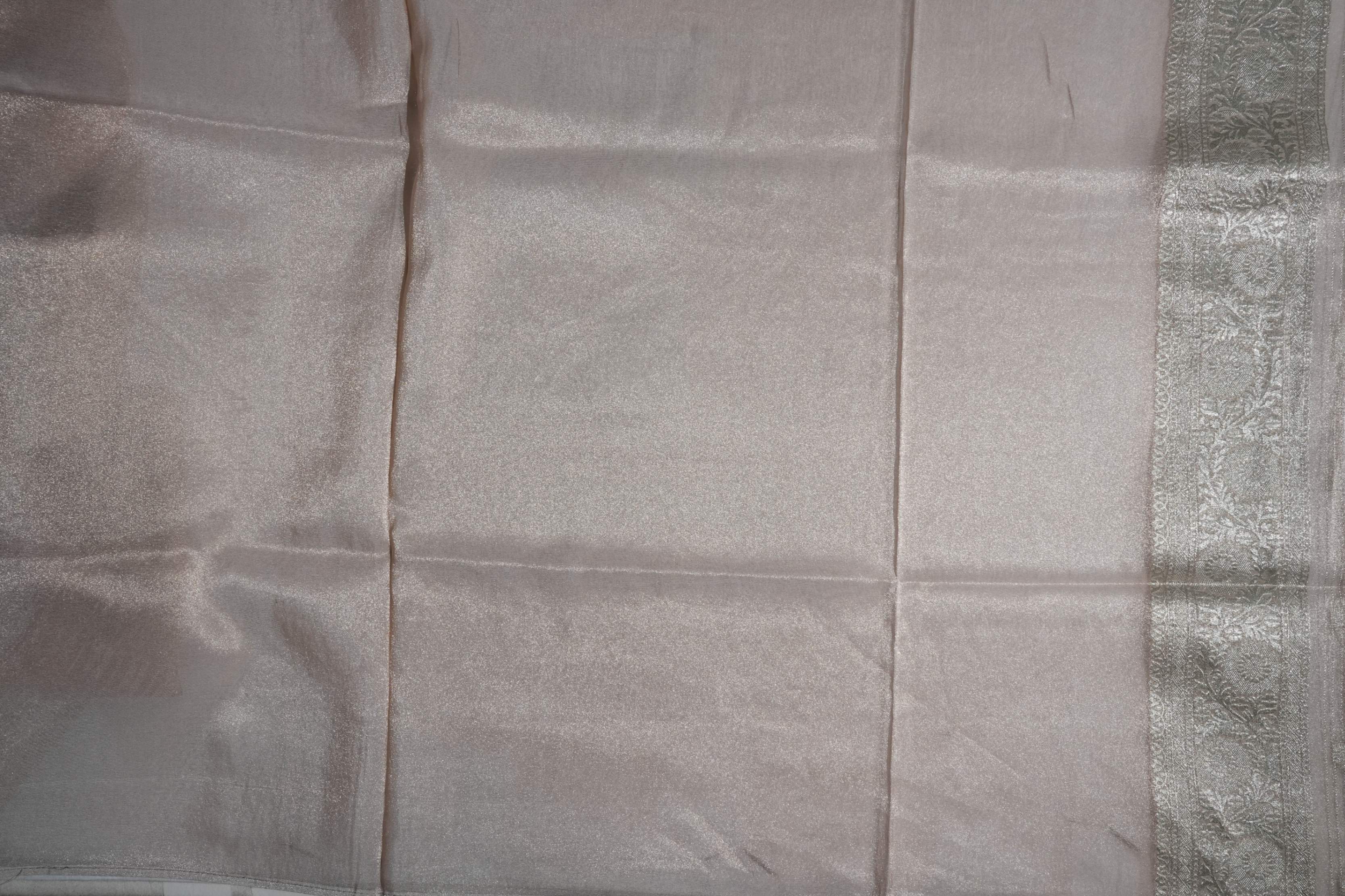 Pastel Banarasi Tissue Saree