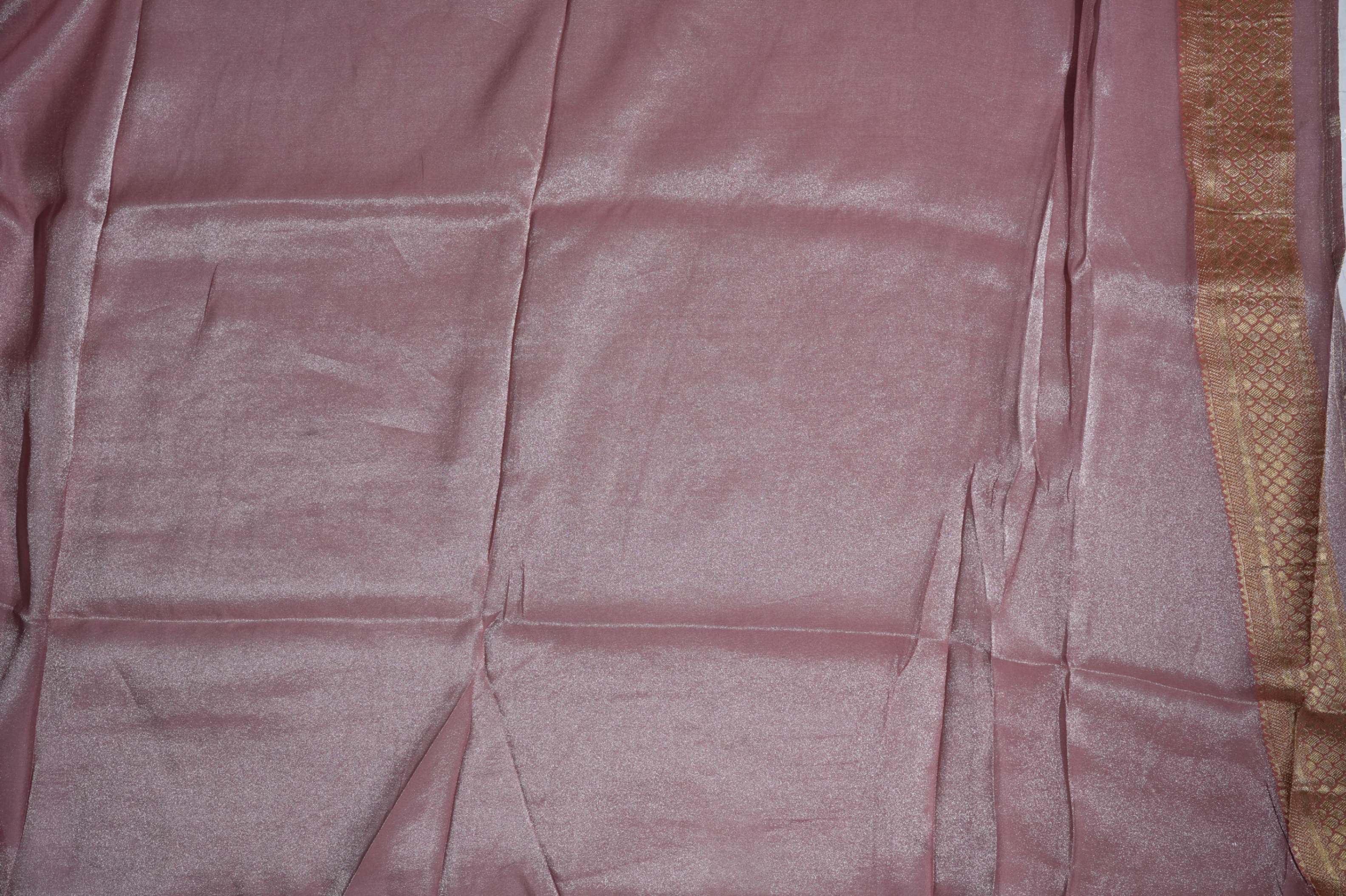 Pink Banarasi Tissue Saree