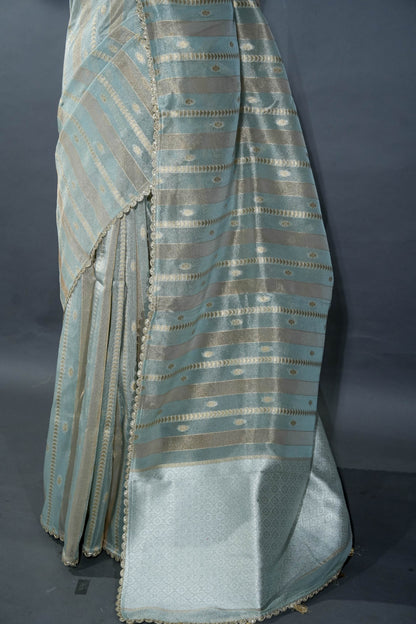 Multicolor Banarasi Tissue Saree