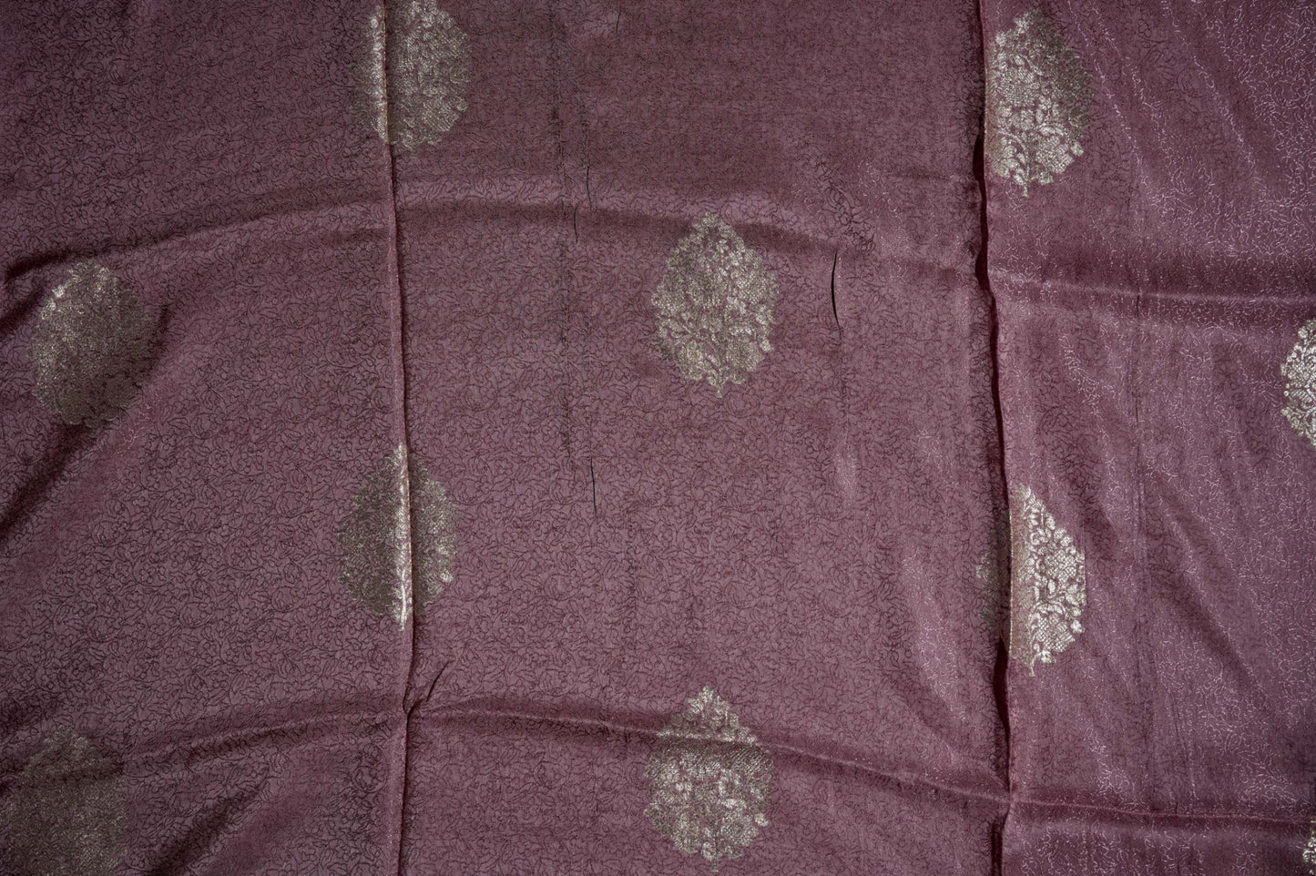Pink Embroidery Tissue Saree