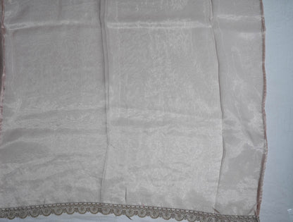 Gold Embroidery Tissue Saree