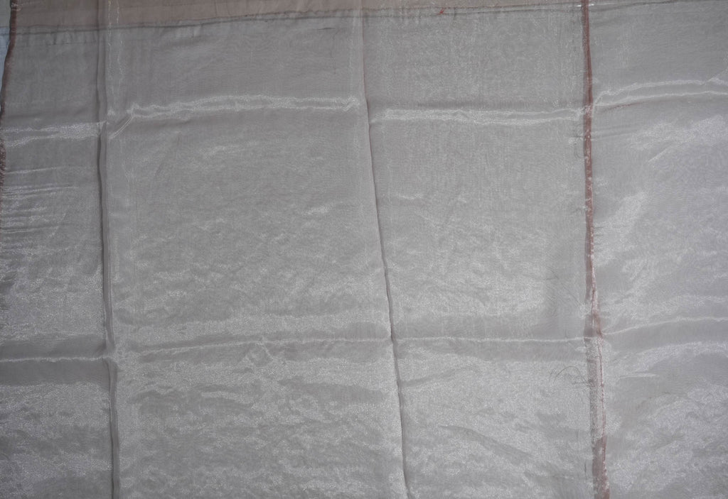 Pastel Embroidery Organza Saree