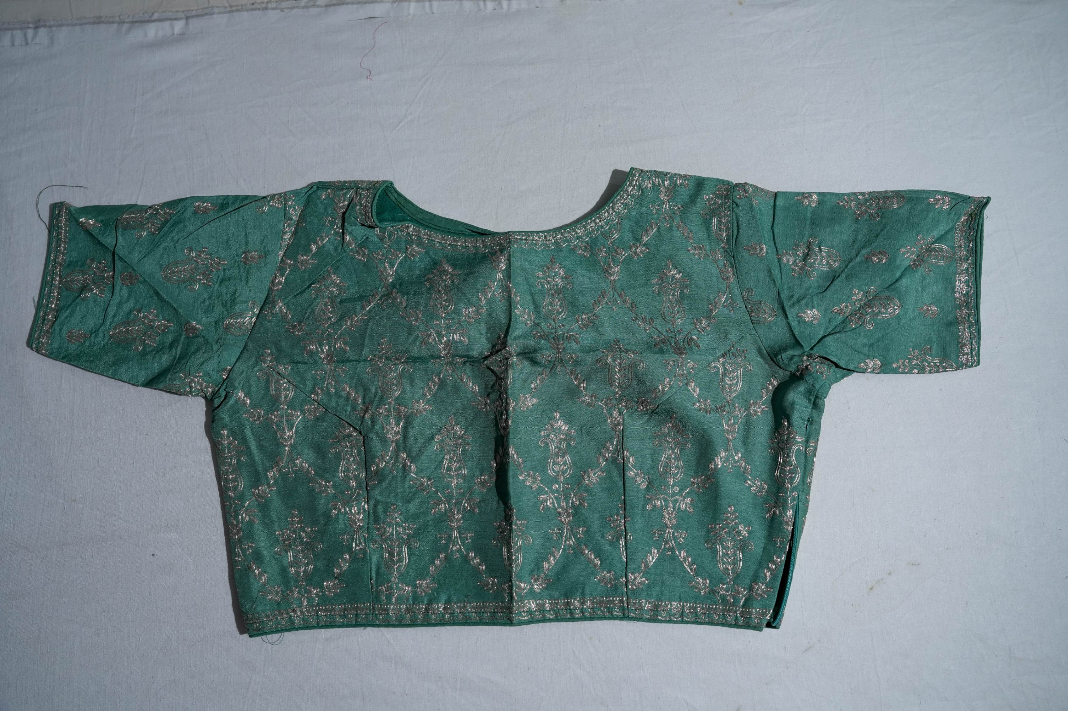 Multicolor Embroidery Tissue Saree