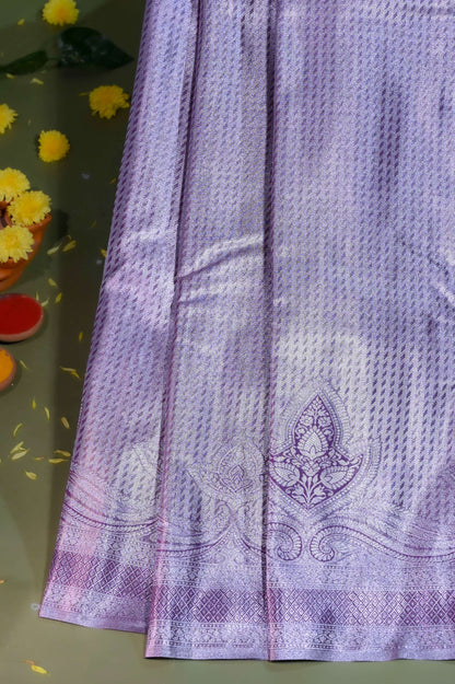 Purple Kanchipuram Saree