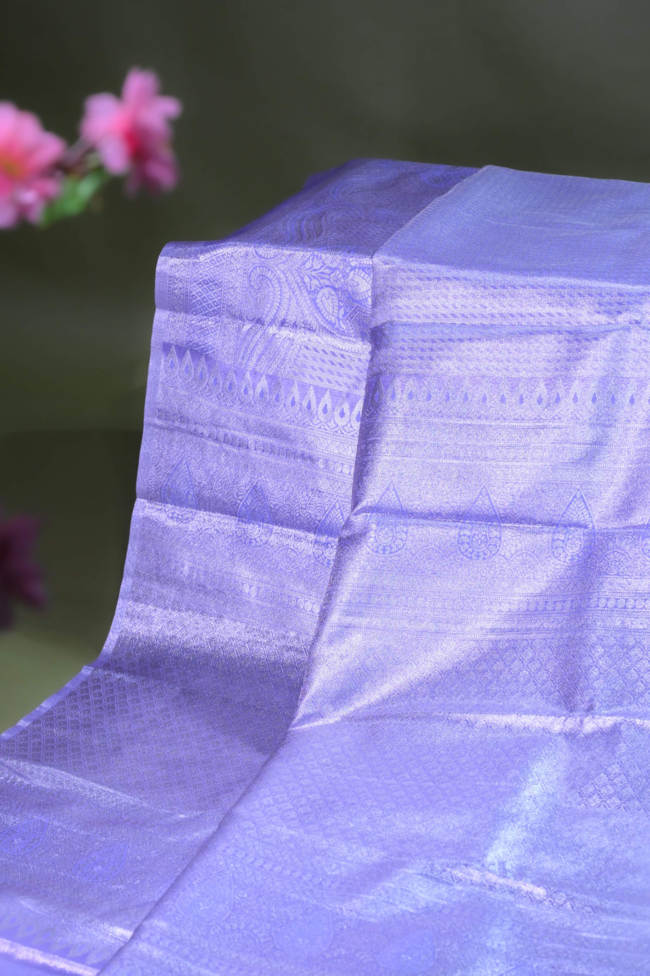 Purple Kanchipuram Saree