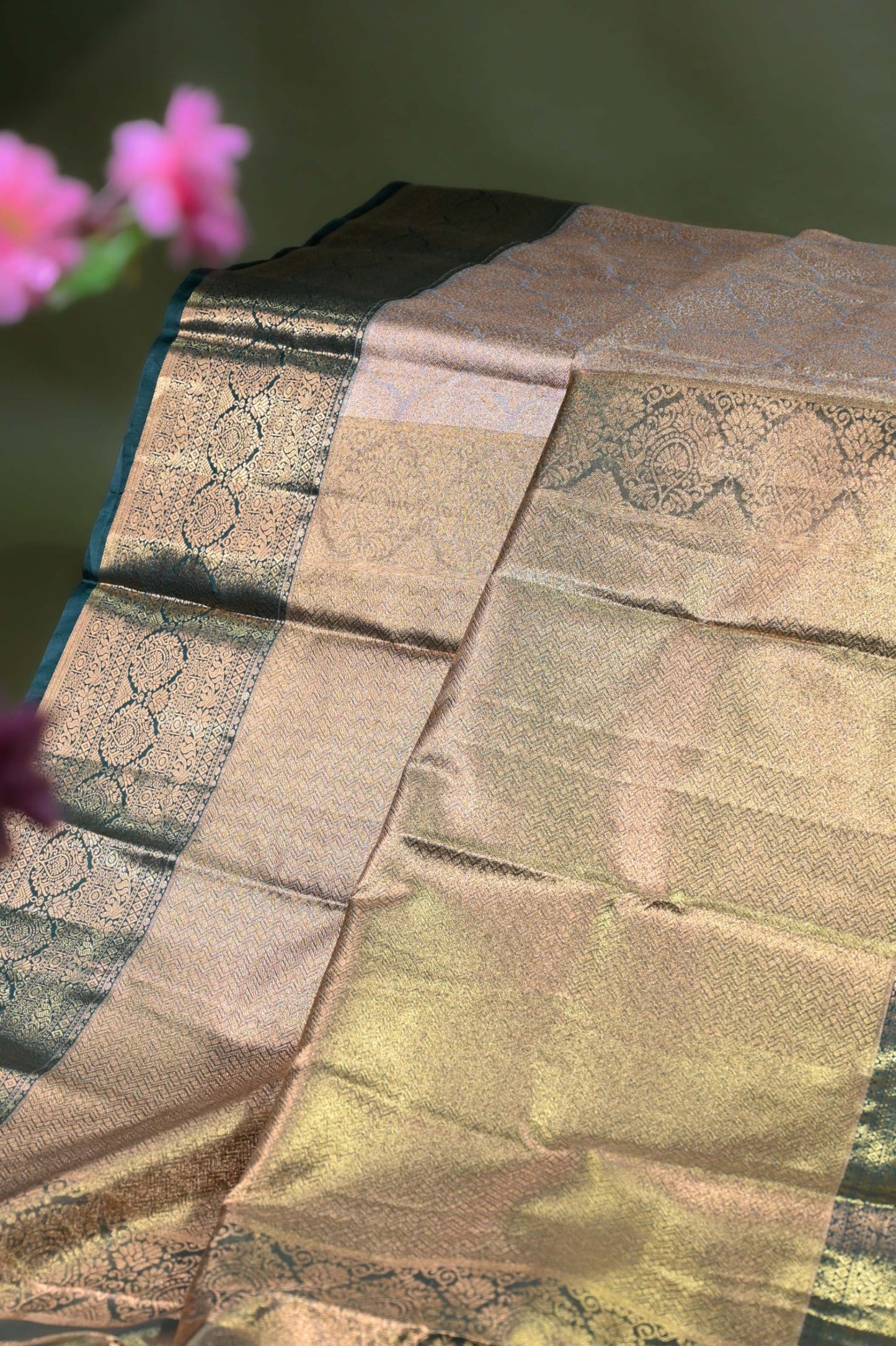 Gold Kanchipuram Saree