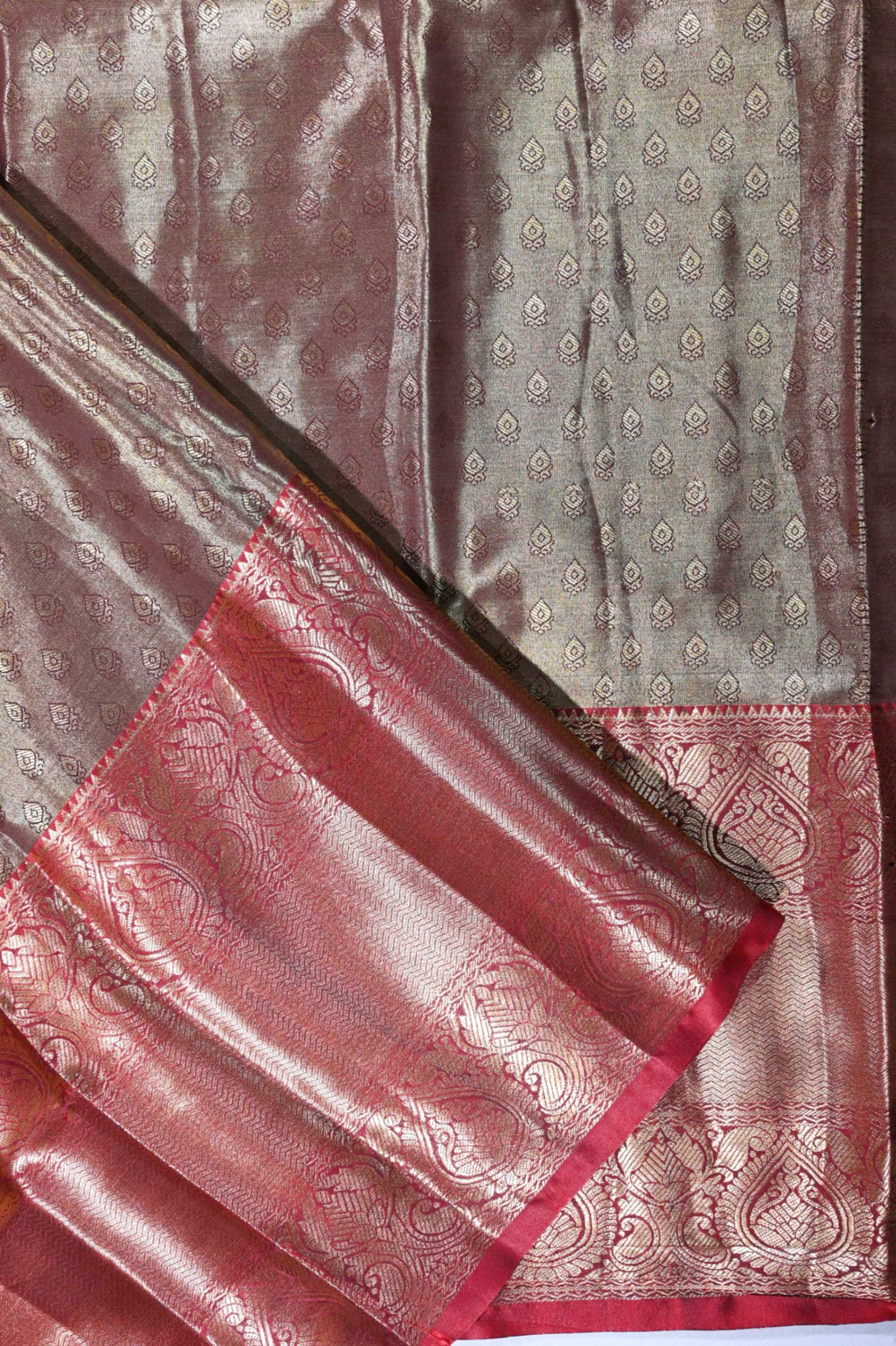 Gold Kanchipuram Saree