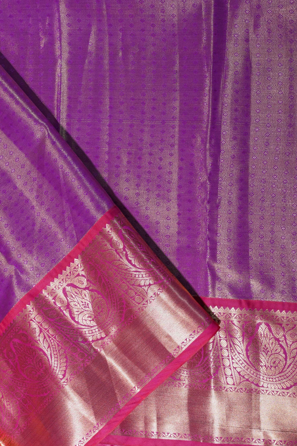 Purple Kanchipuram Saree