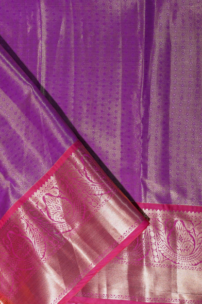 Purple Kanchipuram Saree