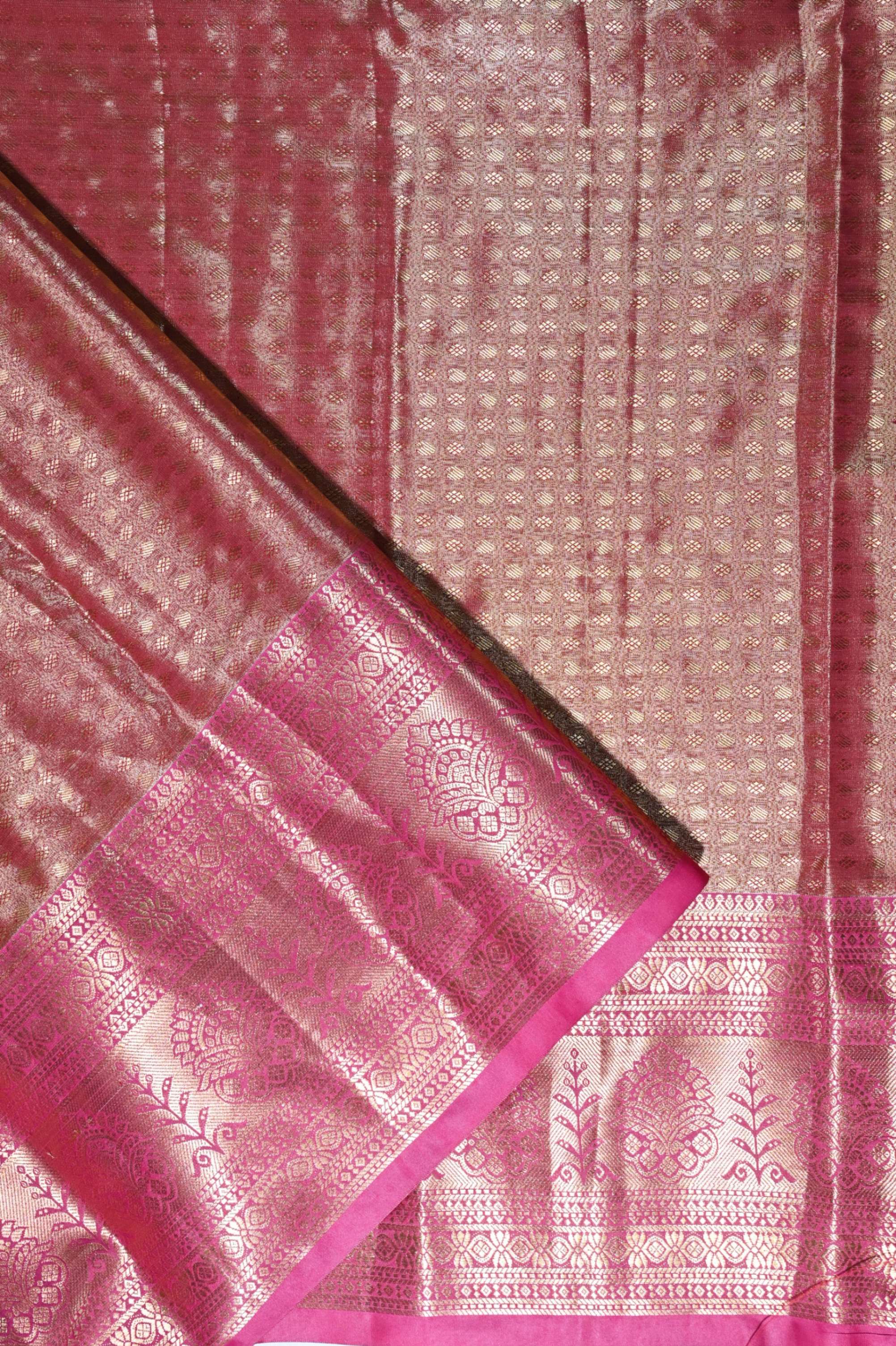 Gold Kanchipuram Saree