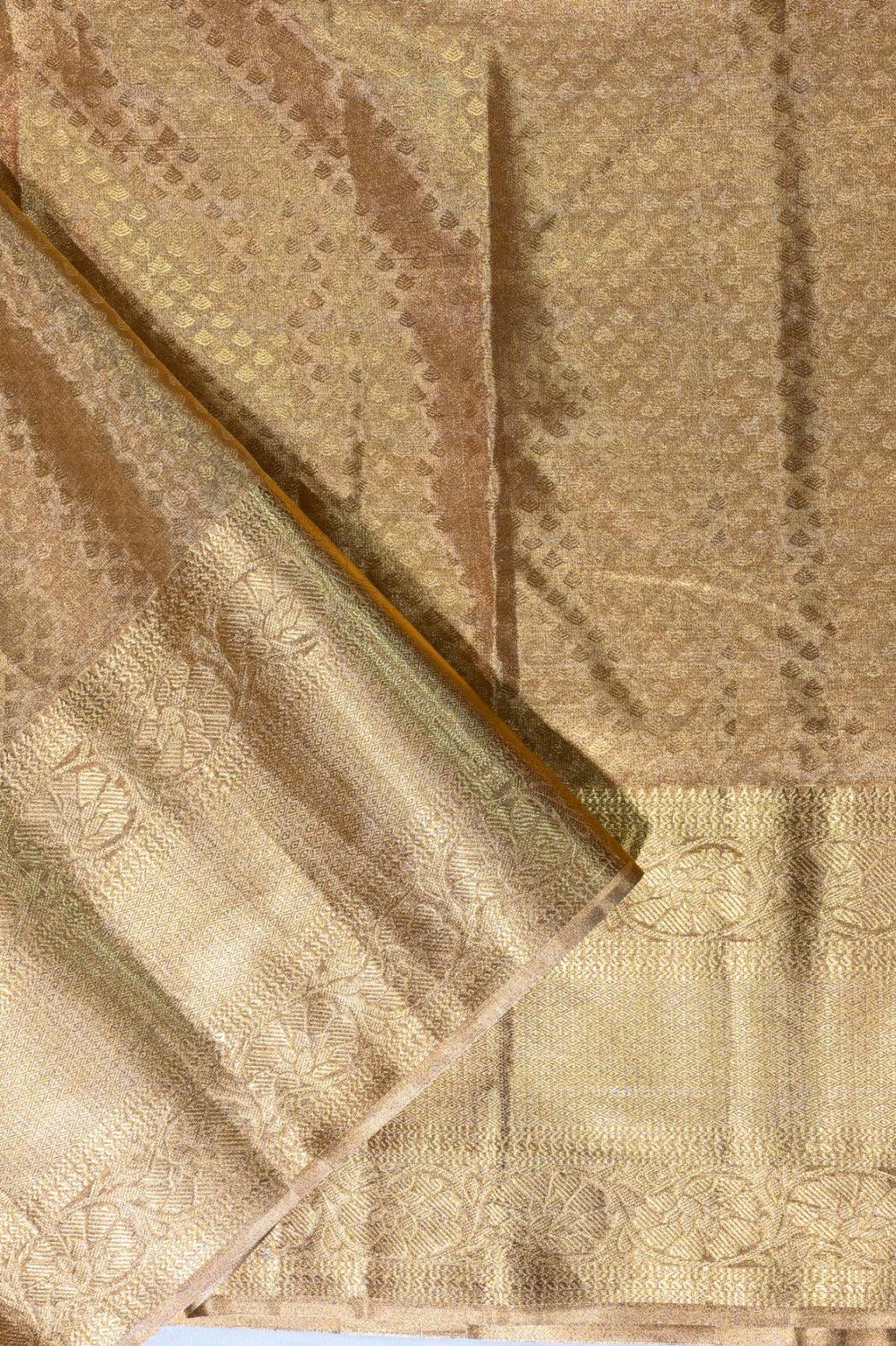 Gold Kanchipuram Saree