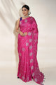 Pink Banarasi Silk Saree