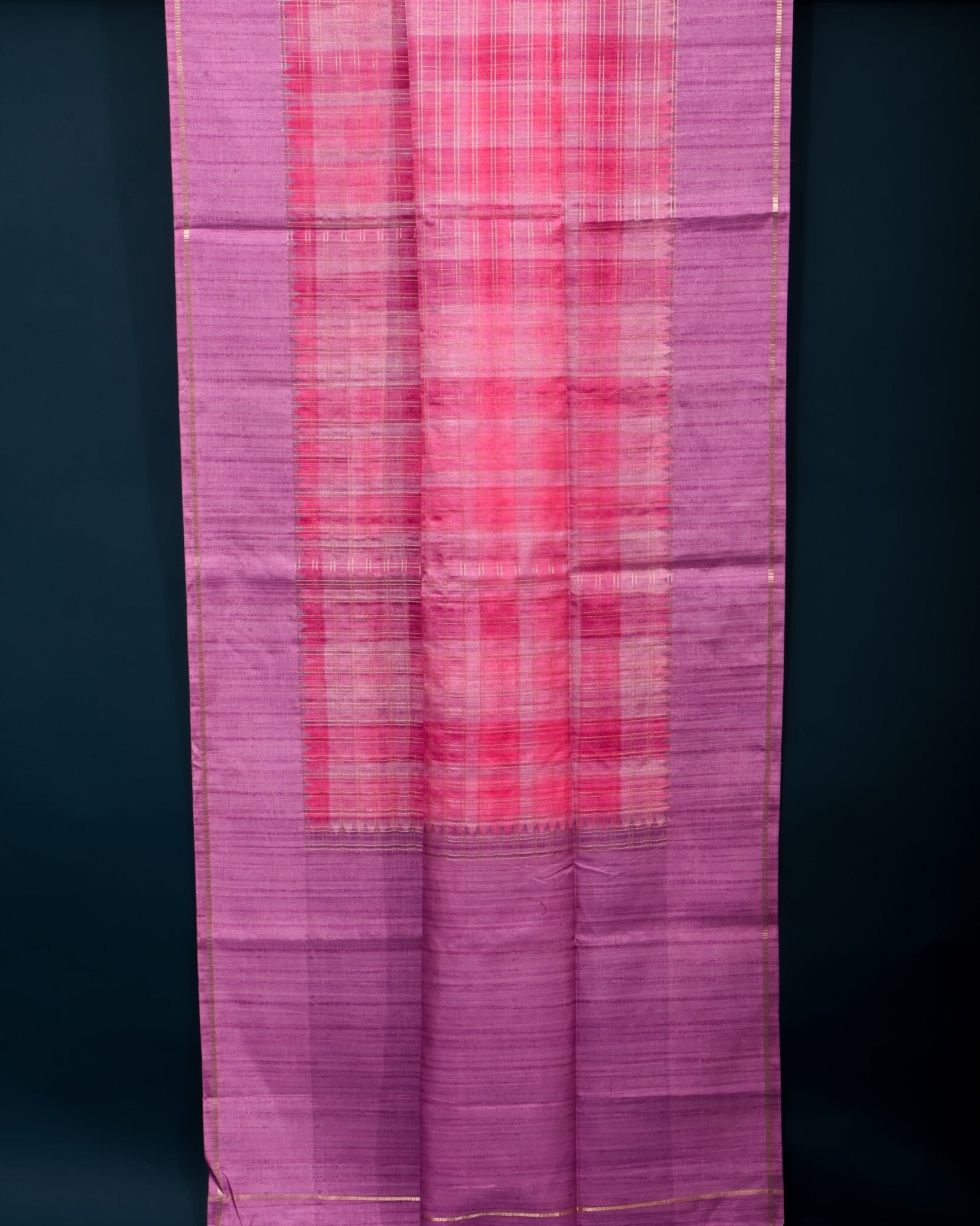 Pink Banarsi Silk Saree - Shop Vastram