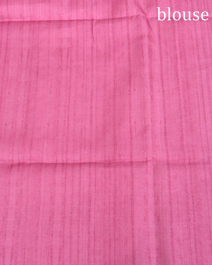 Pink Banarsi Silk Saree - Shop Vastram
