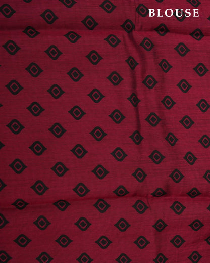 Black Color Silk Saree - Shop Vastram