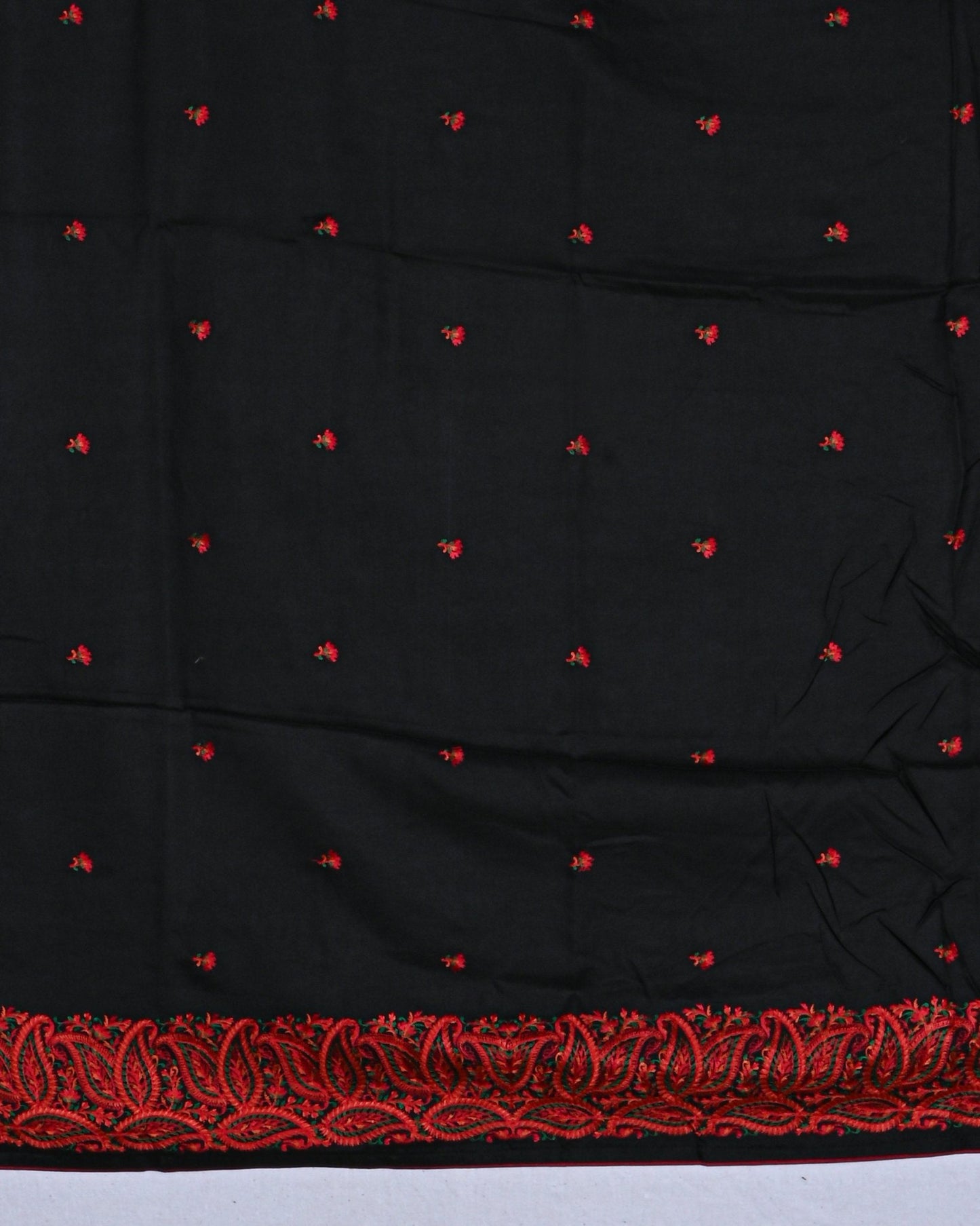 Black color Tusser Saree - Shop Vastram