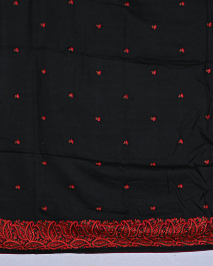 Black color Tusser Saree - Shop Vastram