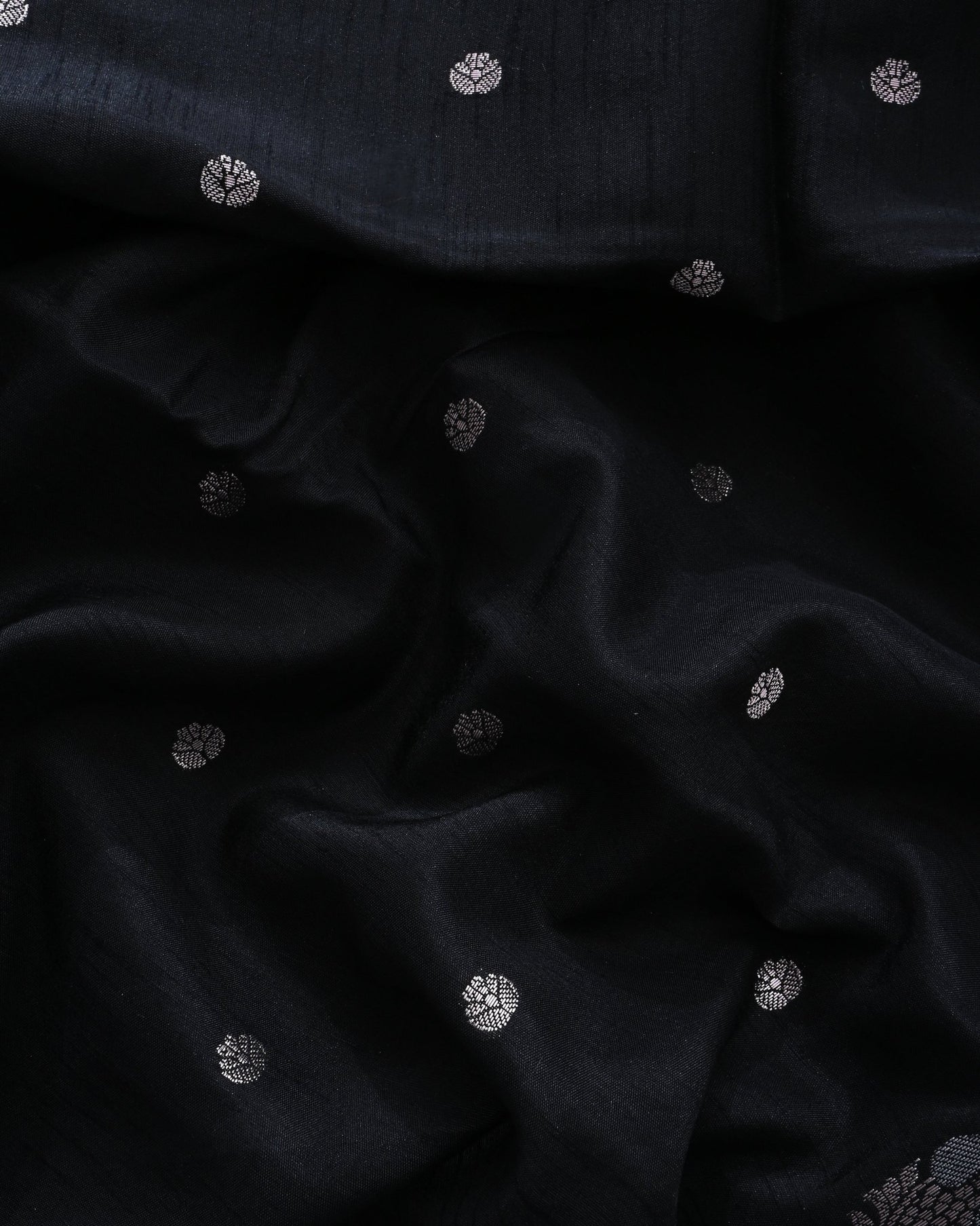 Black Silk Banarasi Saree - Shop Vastram