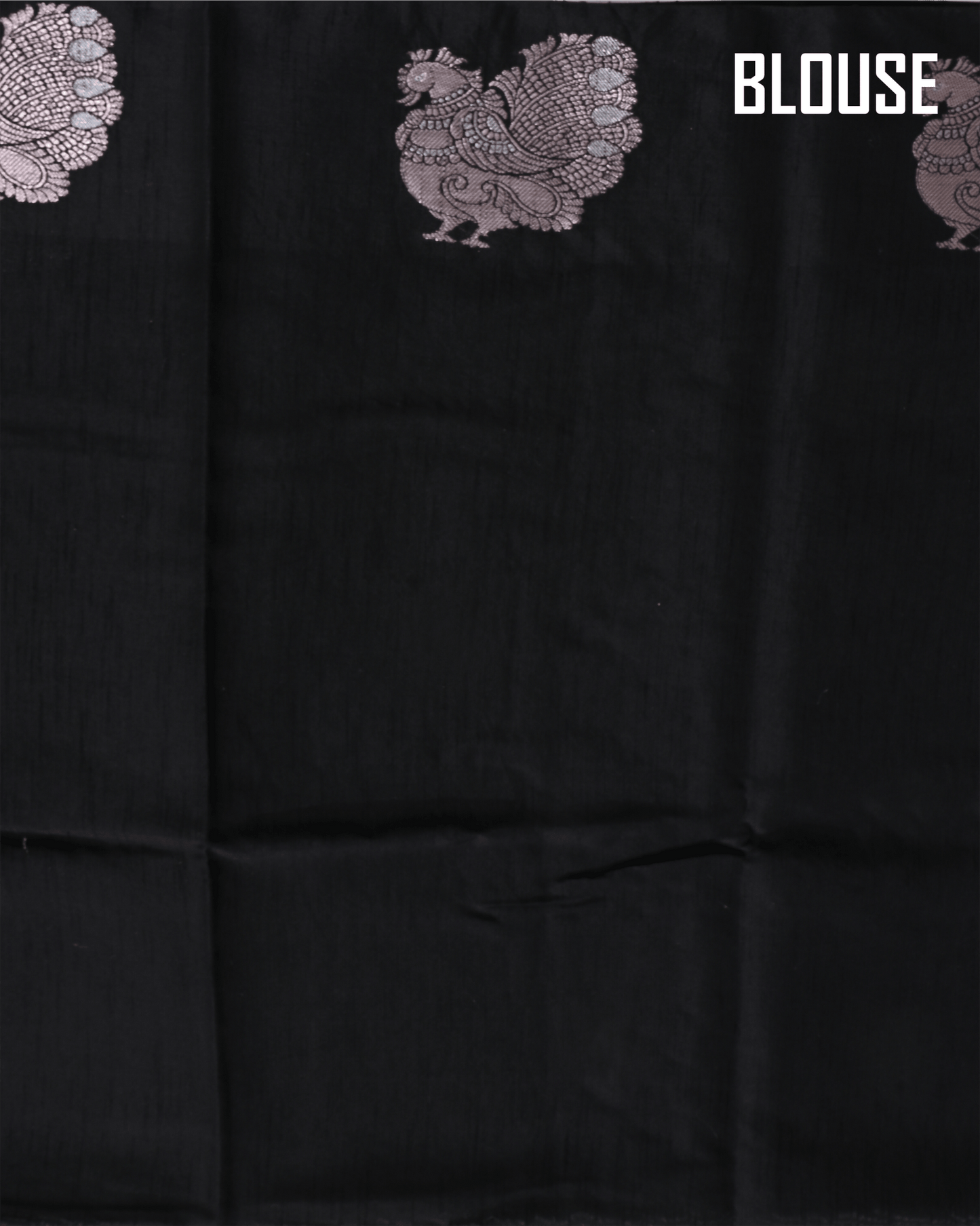 Black Silk Banarasi Saree - Shop Vastram