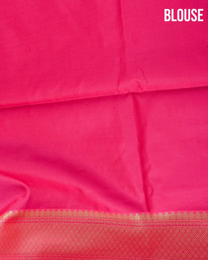 Black Silk Banarsi Saree - Shop Vastram