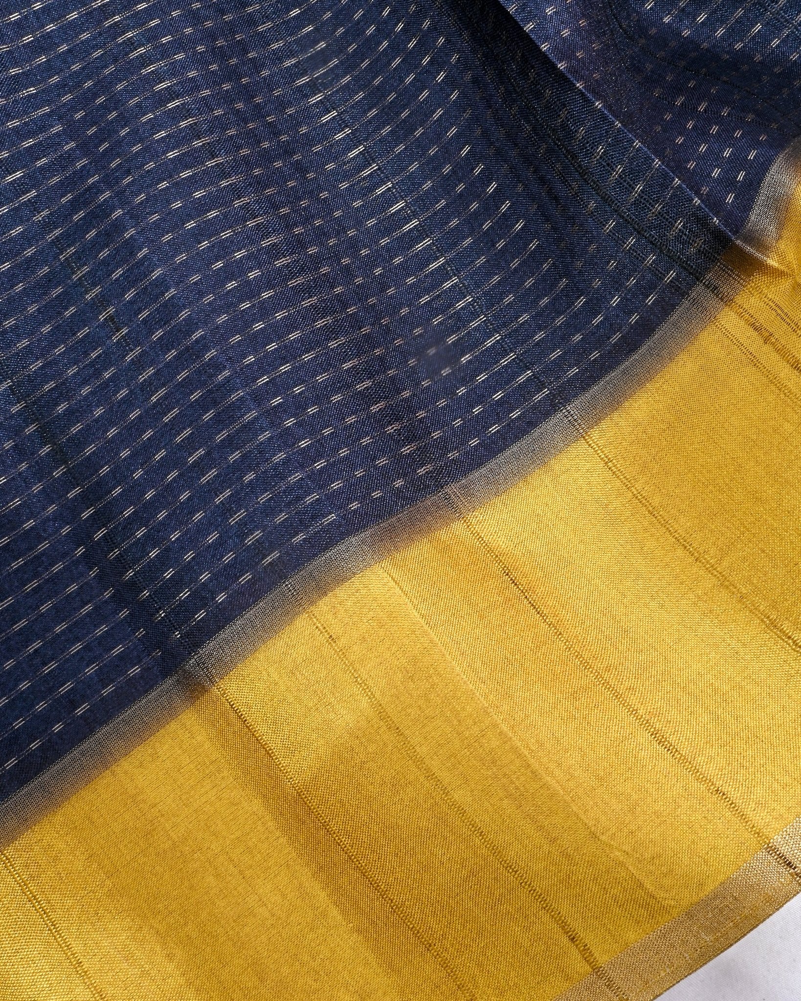 Black Tusser Banarsi Saree - Shop Vastram