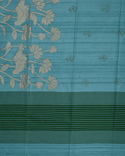 Blue color Silk Saree - Shop Vastram