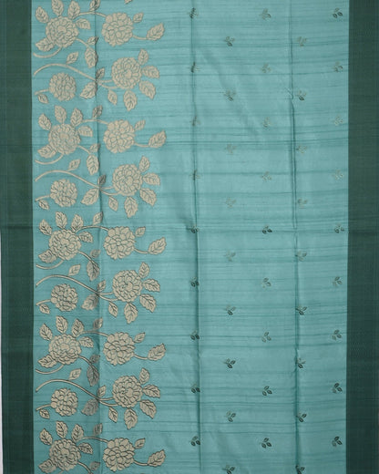 Blue color Silk Saree - Shop Vastram