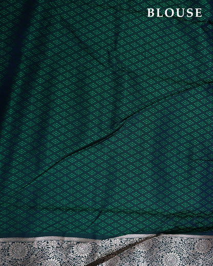 Bottle Green Color Satin Saree - Shop Vastram