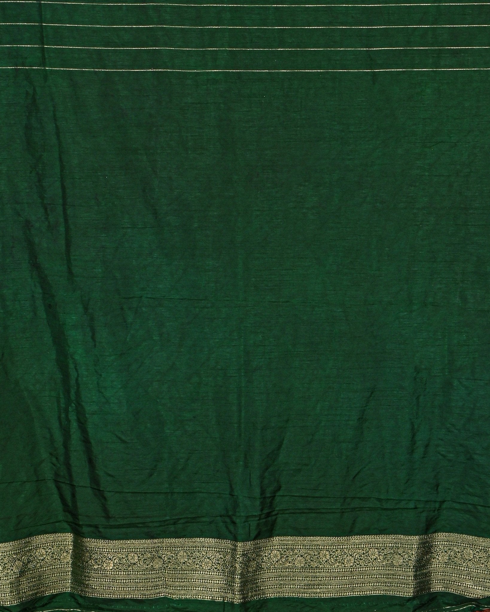 Bottle Green color Silk Saree - Shop Vastram