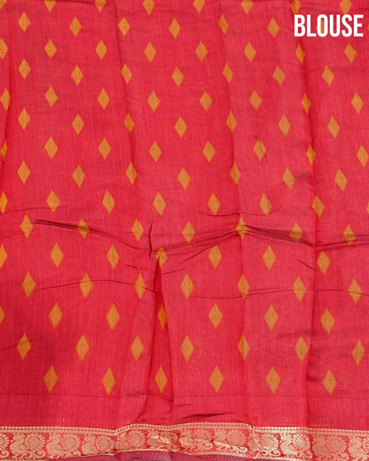 Chanderi Earthy Printed Saree - Shop Vastram