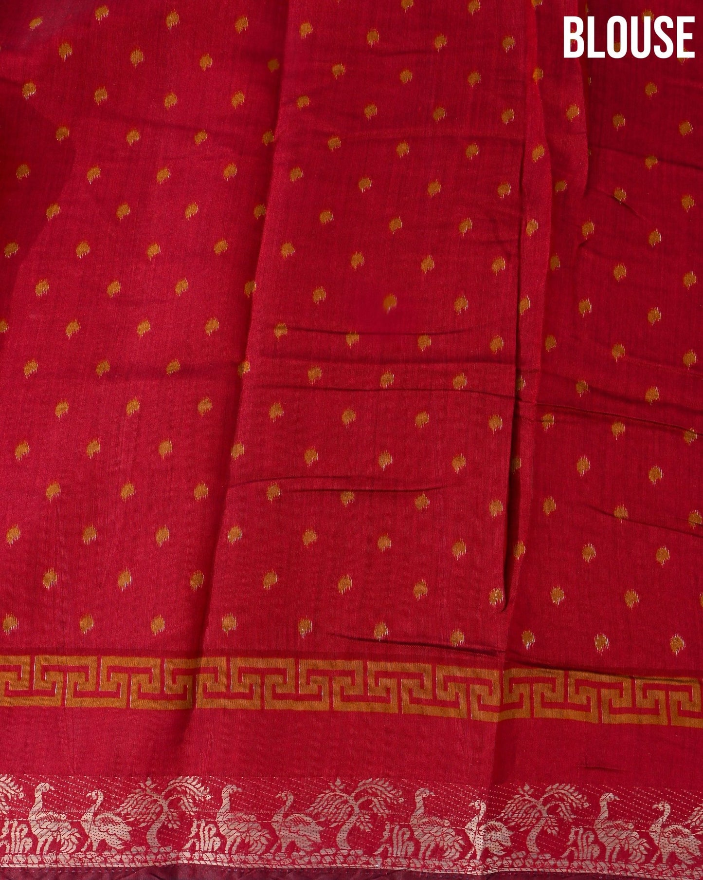 Chanderi Earthy Printed Saree - Shop Vastram