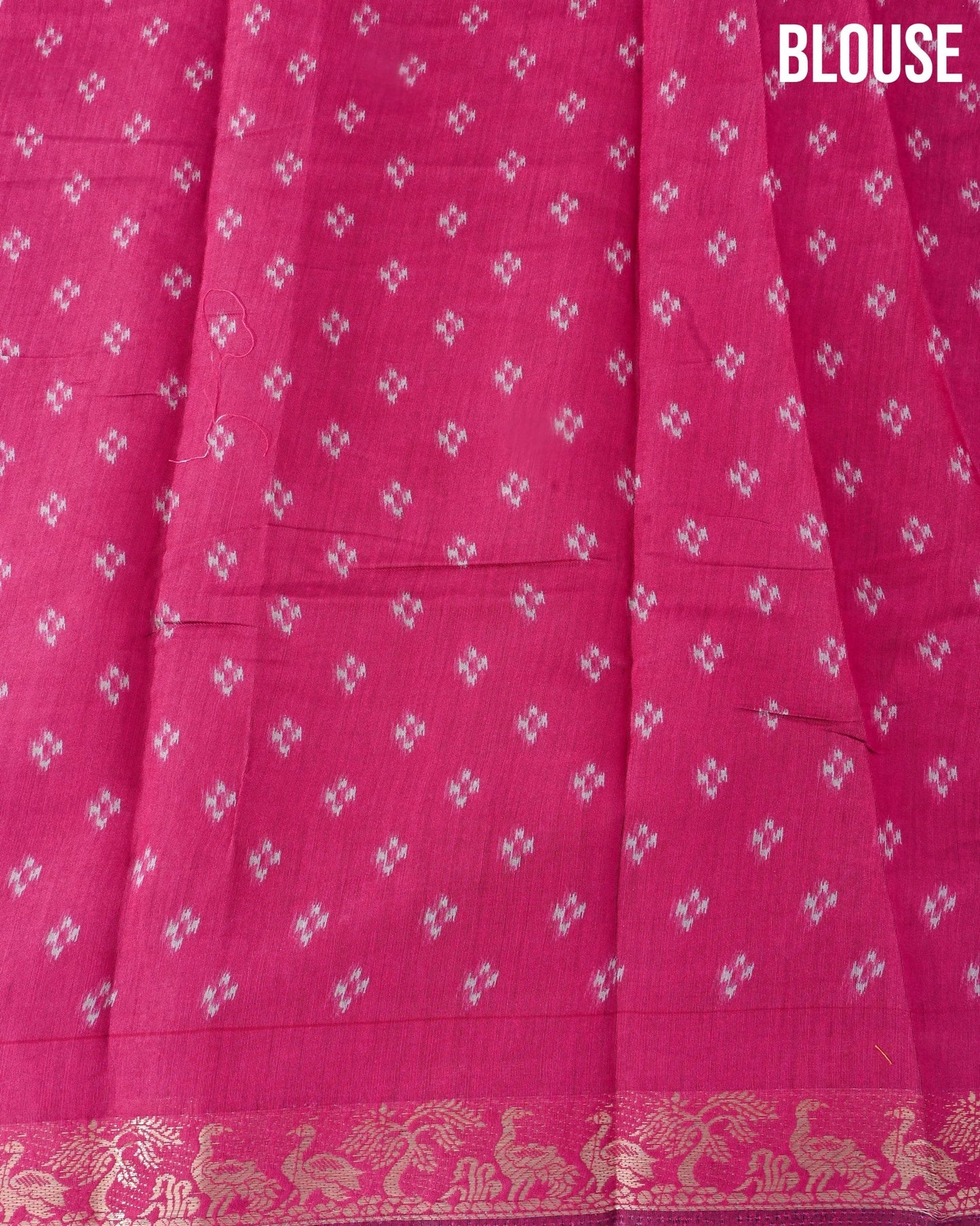 Chanderi Grey Printed Saree - Shop Vastram