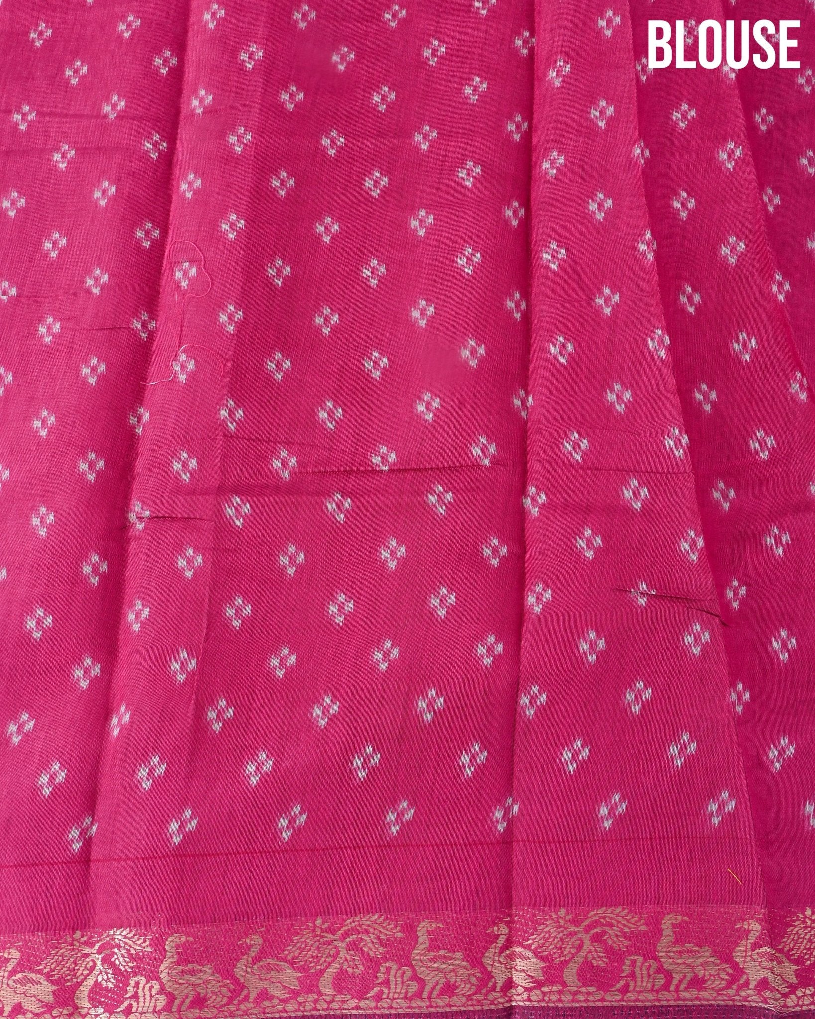 Chanderi Grey Printed Saree - Shop Vastram