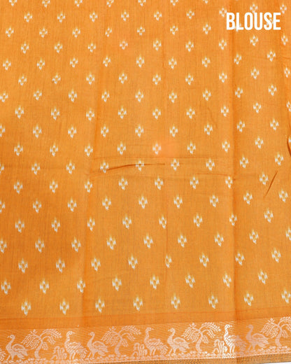 Chanderi Grey Printed Saree - Shop Vastram