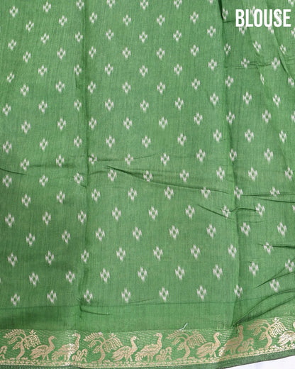 Chanderi Grey Printed Saree - Shop Vastram