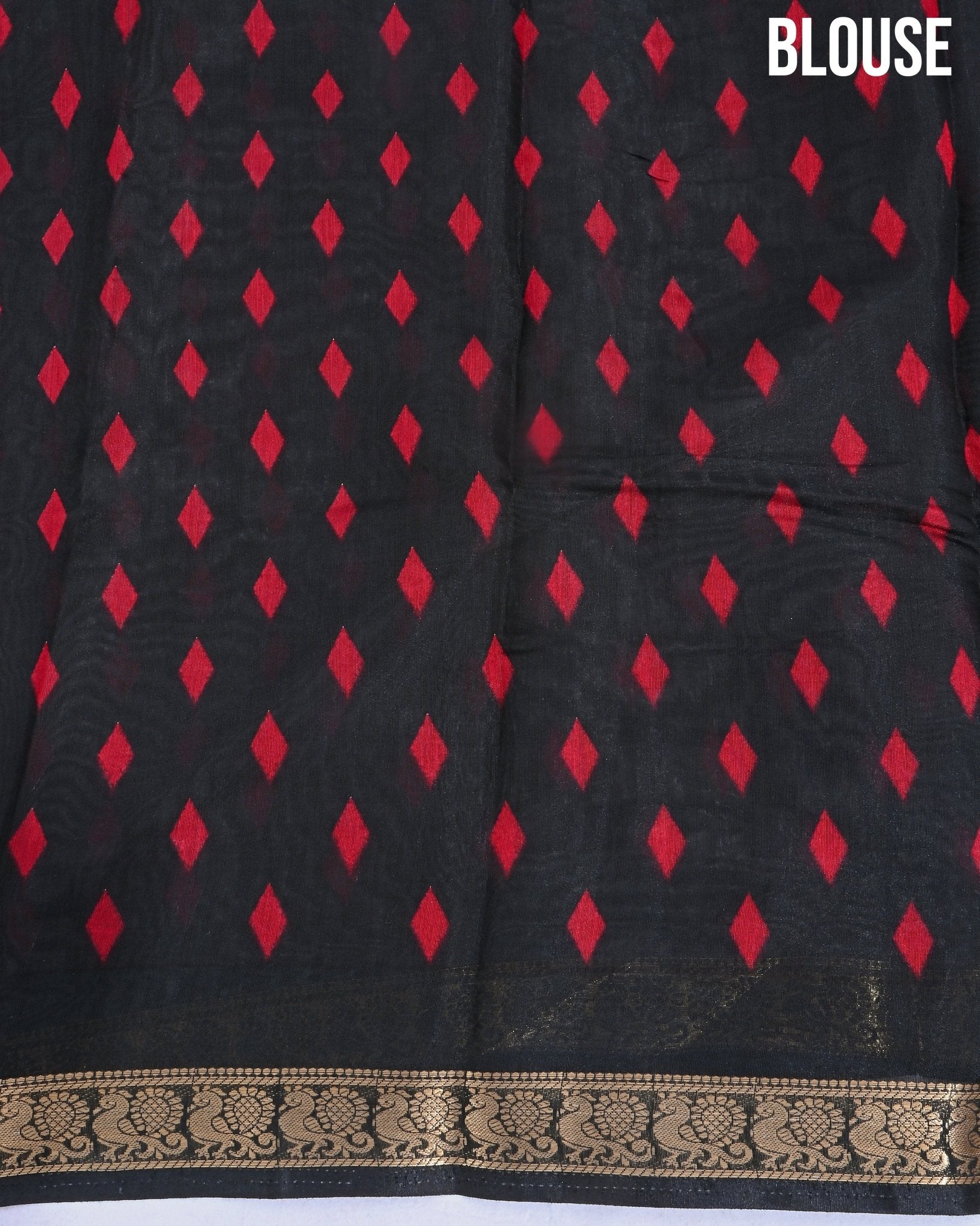 Chanderi Maroon Printed Saree - Shop Vastram