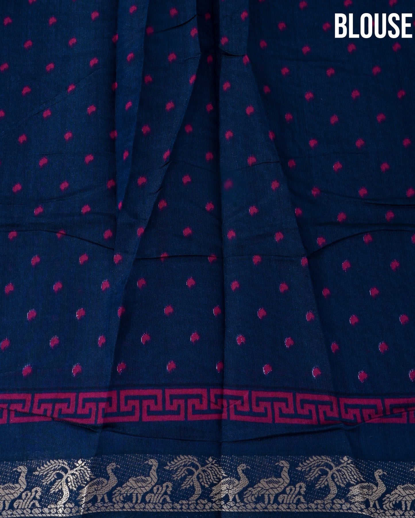 Chanderi Pink Printed Saree - Shop Vastram