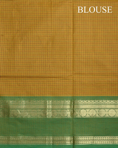 Earthy Color Cotton Saree - Shop Vastram
