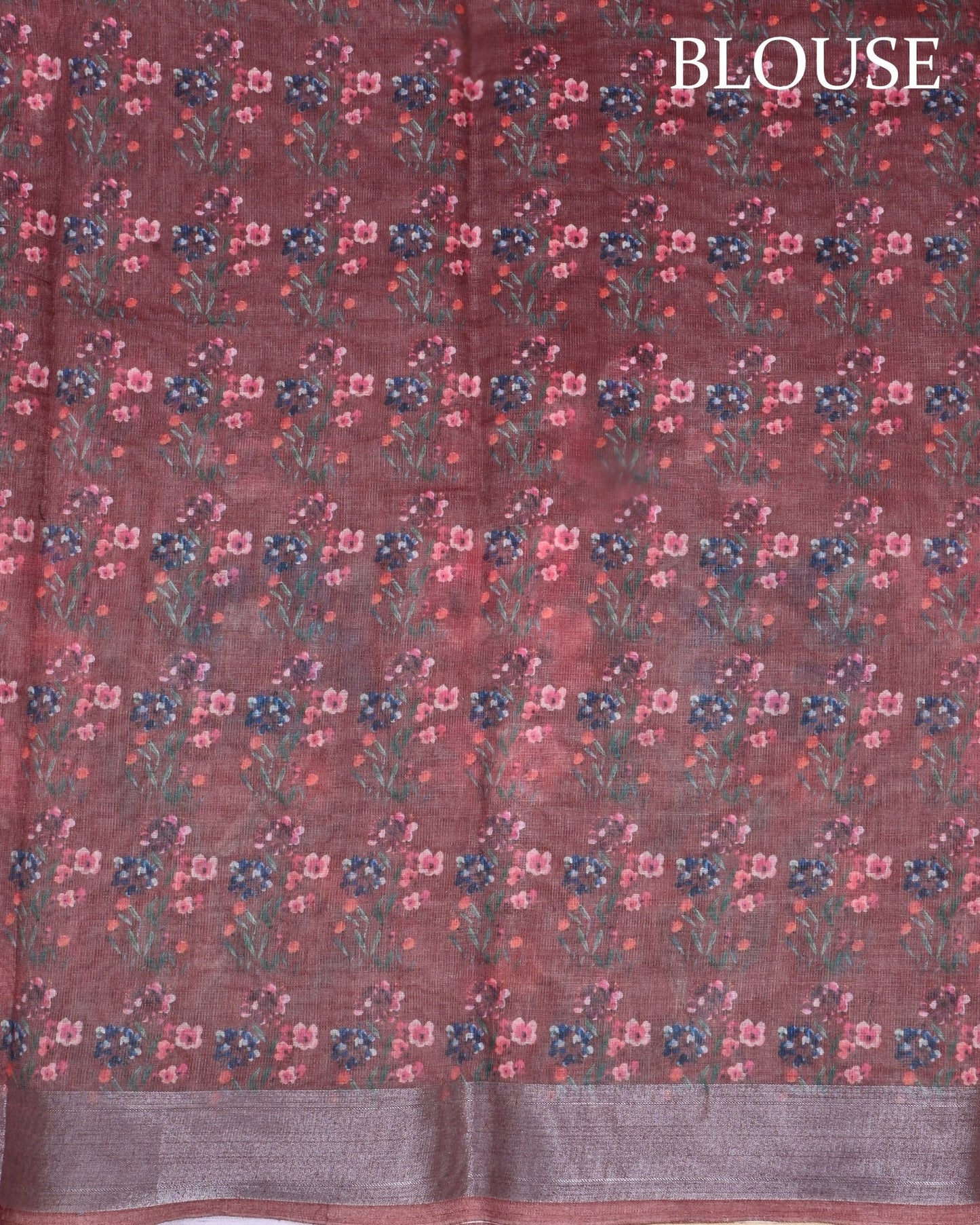 Earthy Color Lenin Saree - Shop Vastram