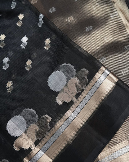 Earthy Color Silk Kota Saree - Shop Vastram