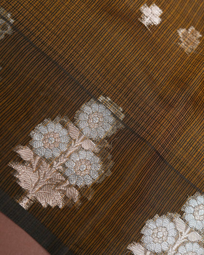 Earthy Color Silk Kota Saree - Shop Vastram