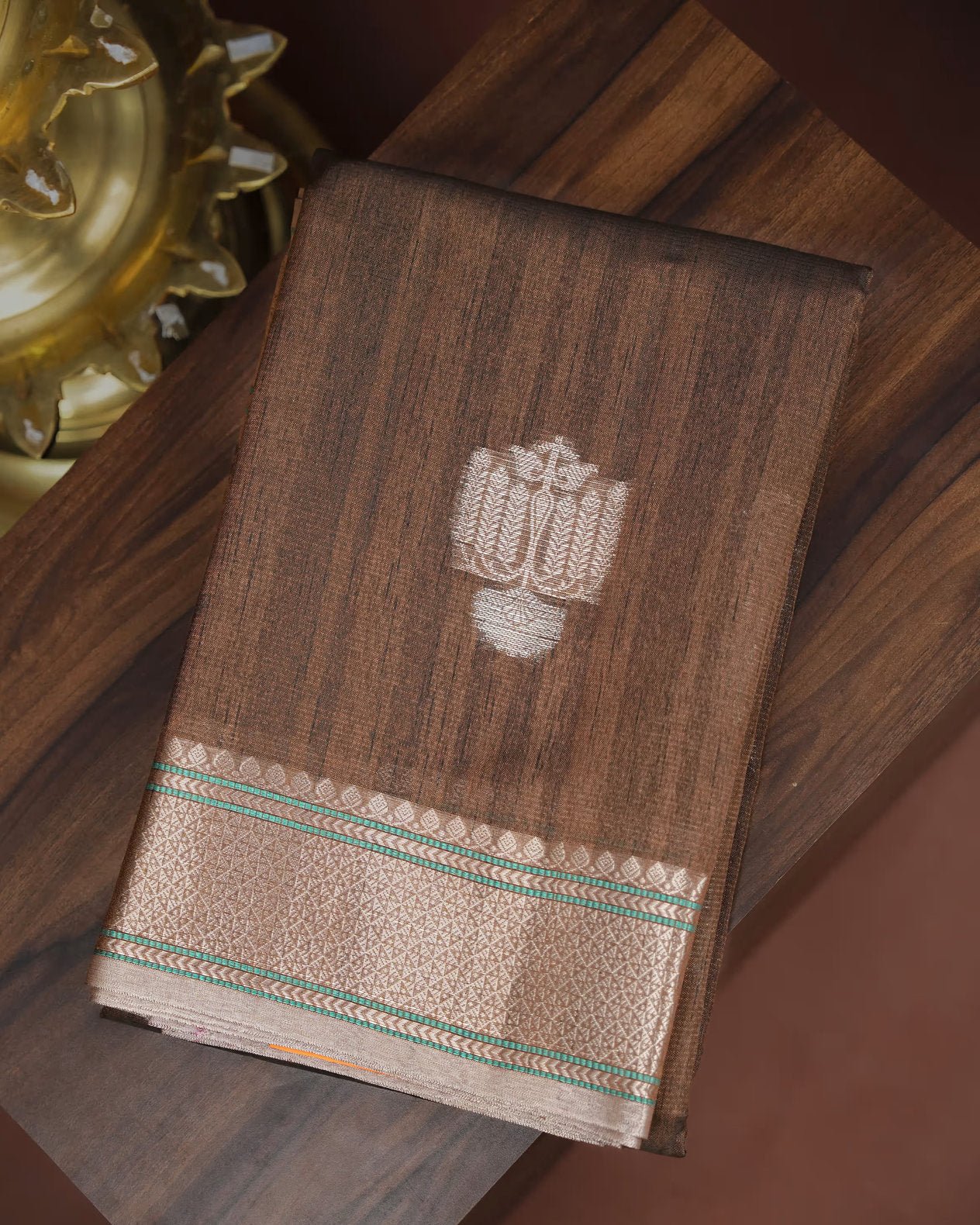 Earthy Color Silk Saree - Shop Vastram