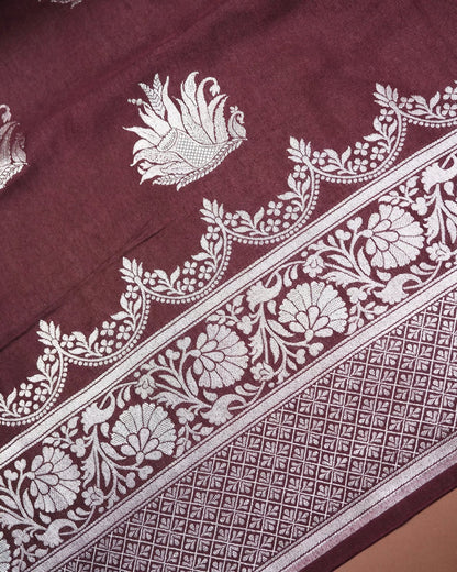 Earthy Color Silk Saree - Shop Vastram