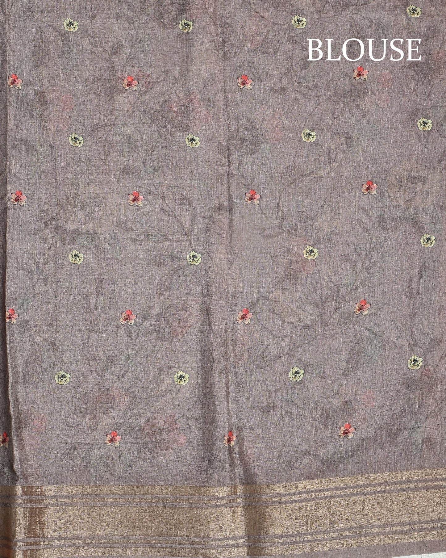 Earthy Color Silk Saree - Shop Vastram