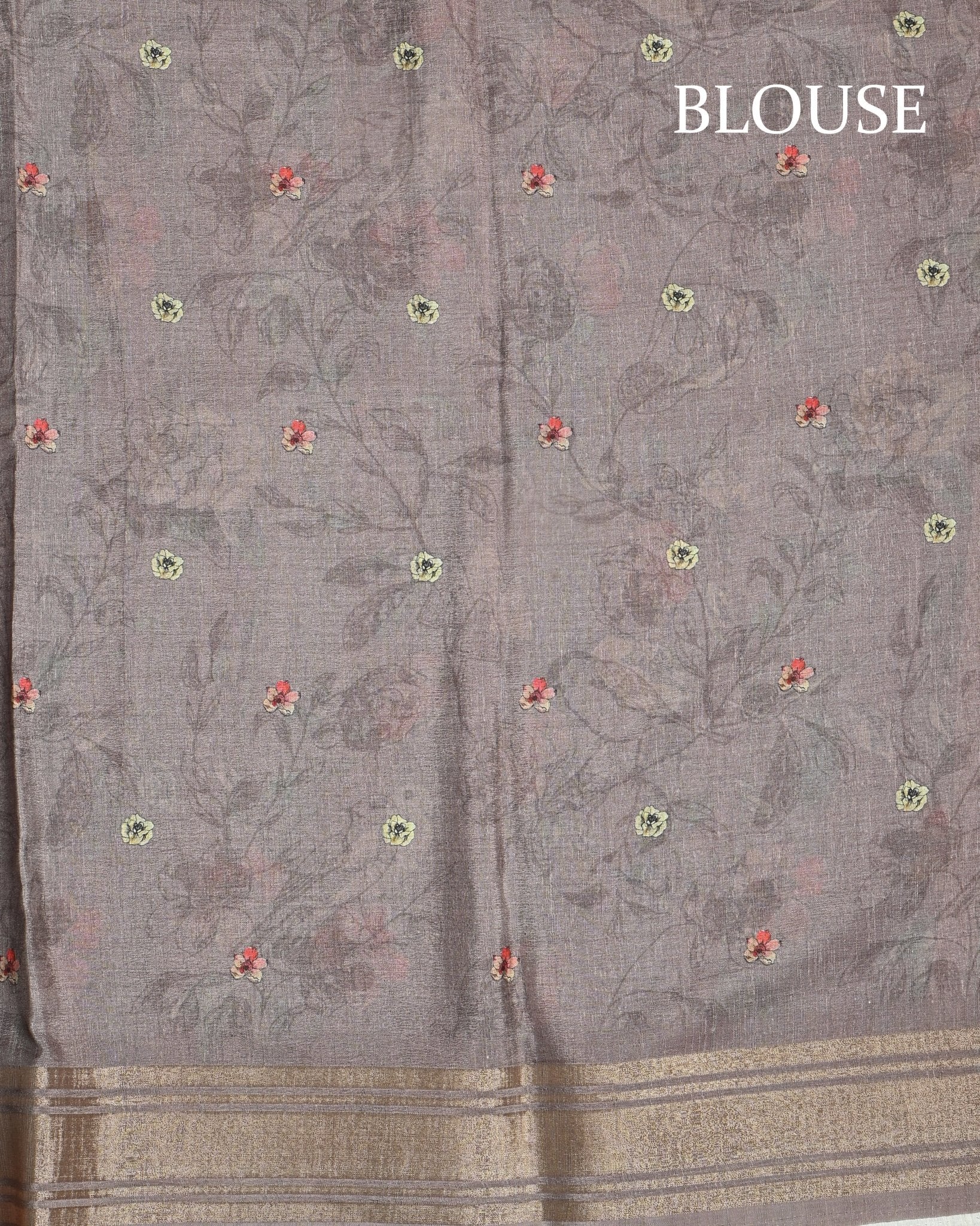 Earthy Color Silk Saree - Shop Vastram