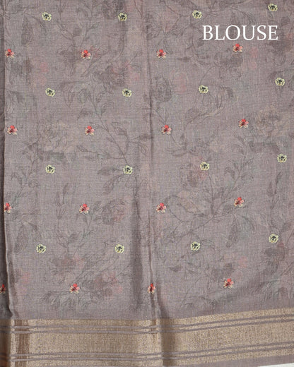 Earthy Color Silk Saree - Shop Vastram