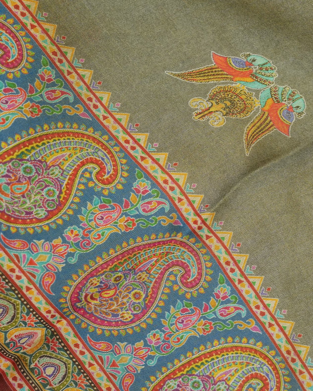 Earthy Color Tissue Saree - Shop Vastram
