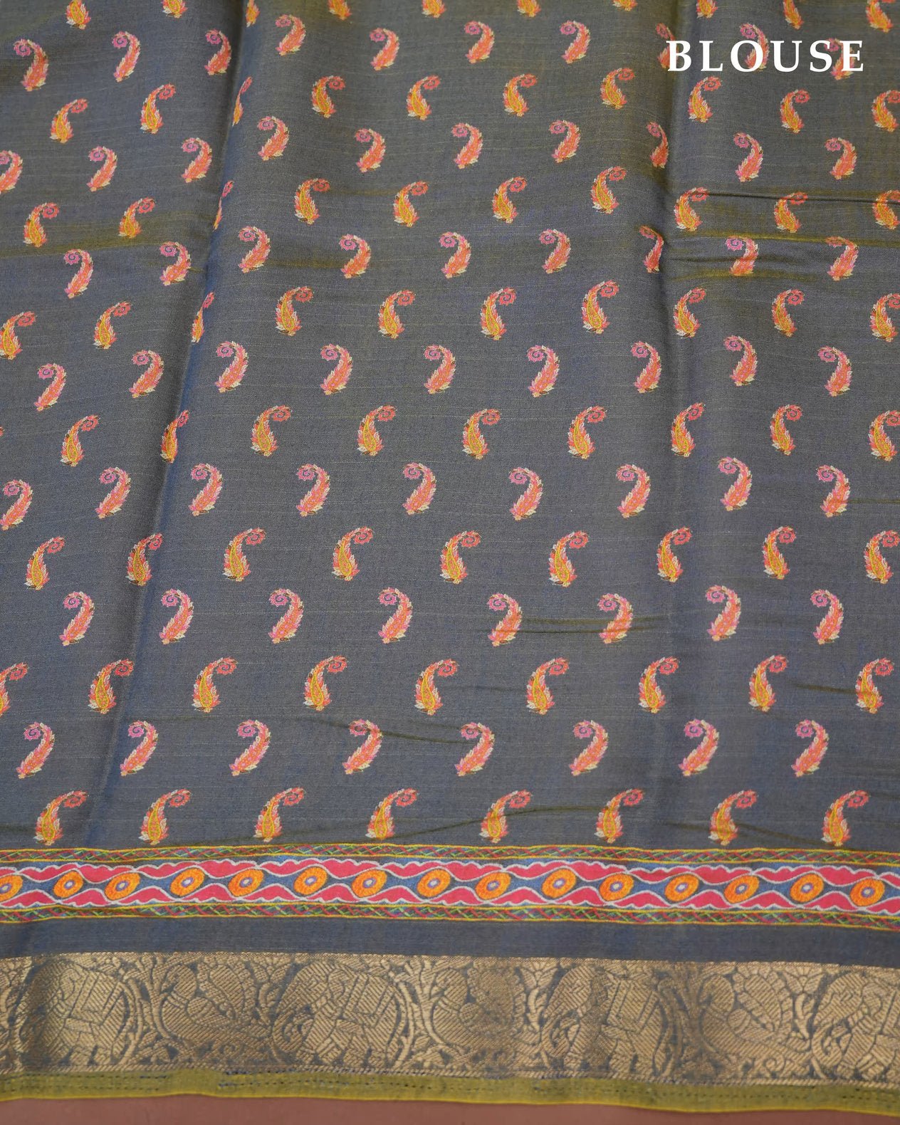 Earthy Color Tissue Saree - Shop Vastram